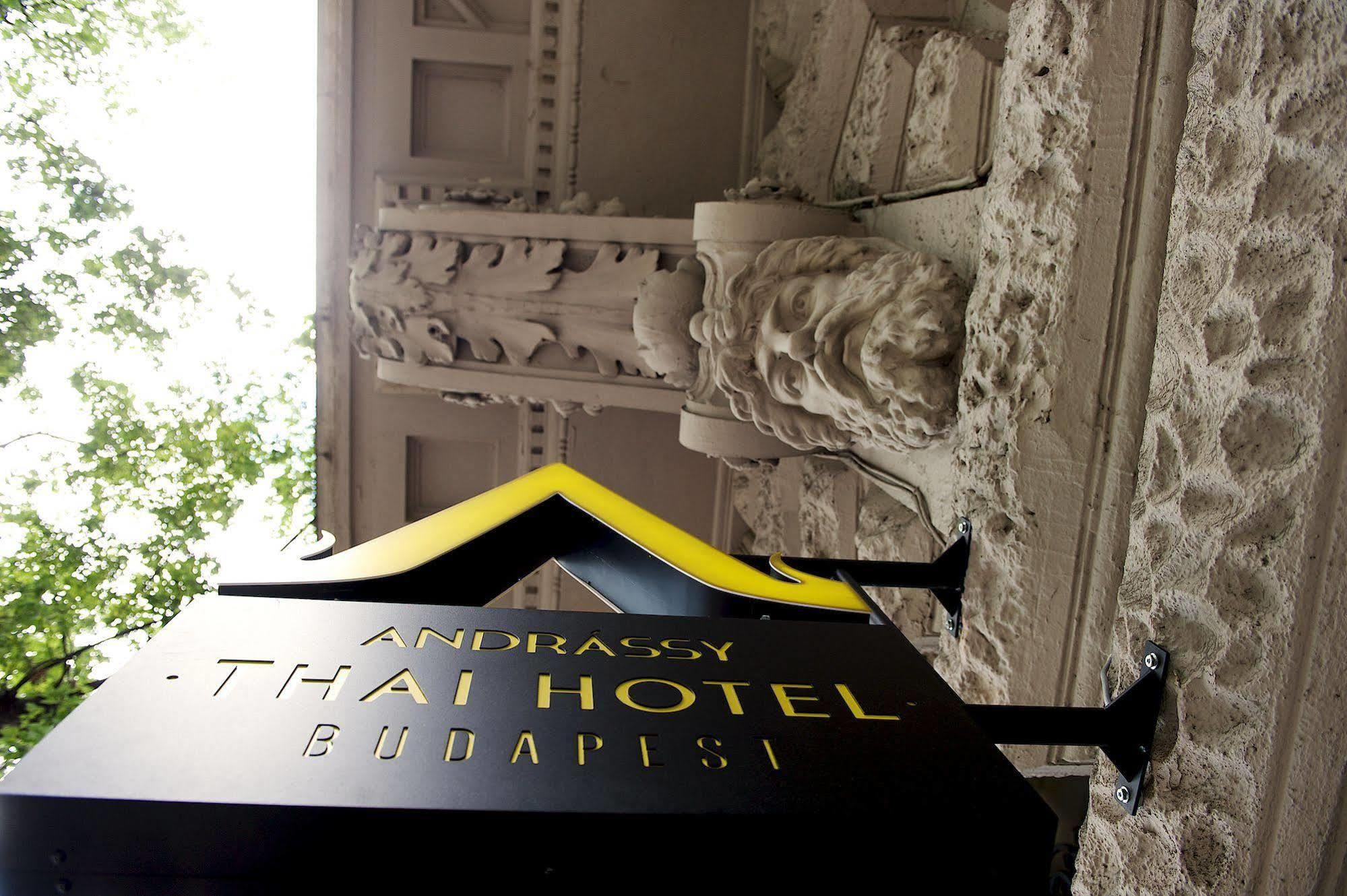 Andrassy Thai Hotel Budapeszt Zewnętrze zdjęcie